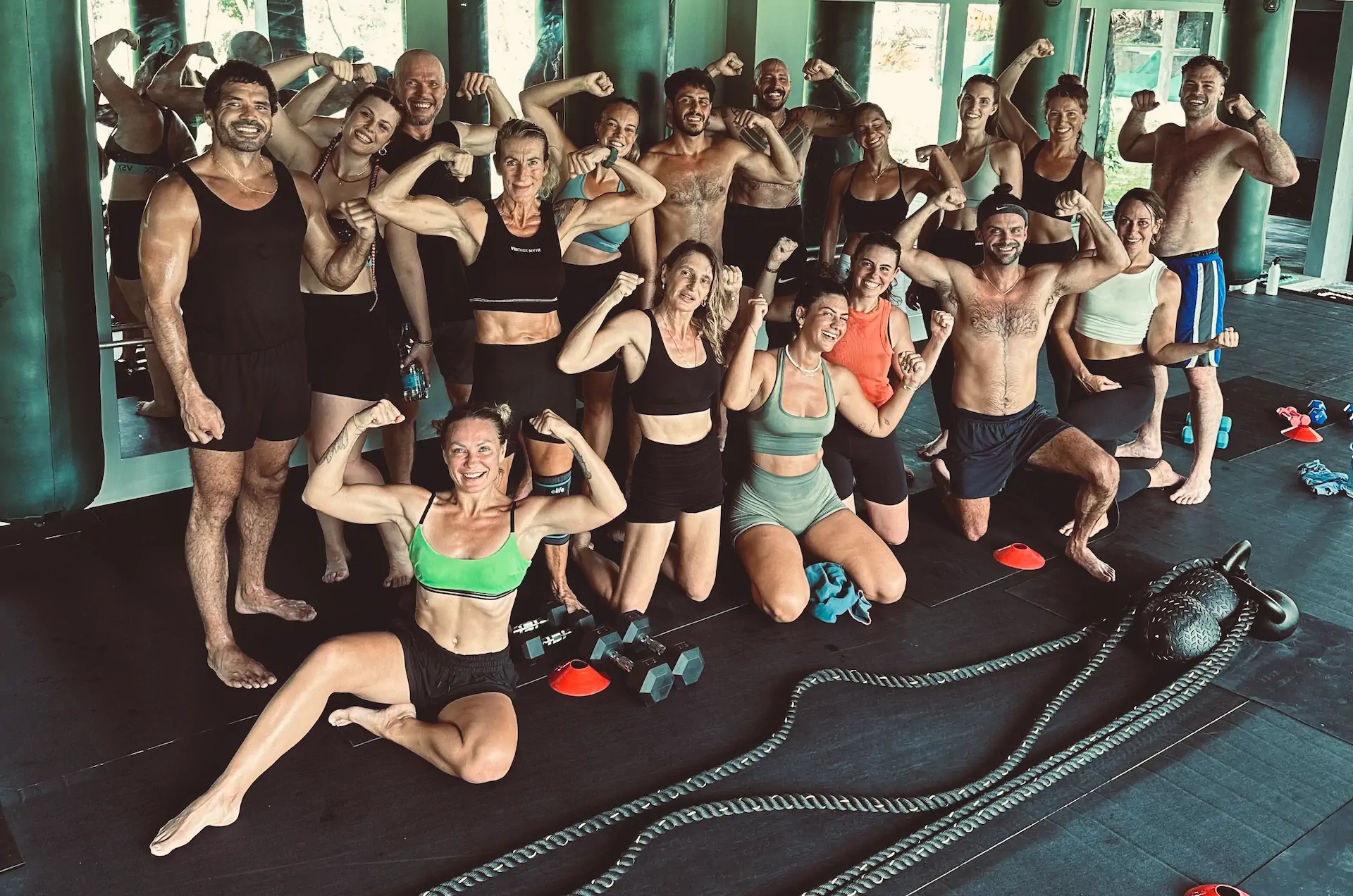 Boxing class at Loka Lanka Fitness