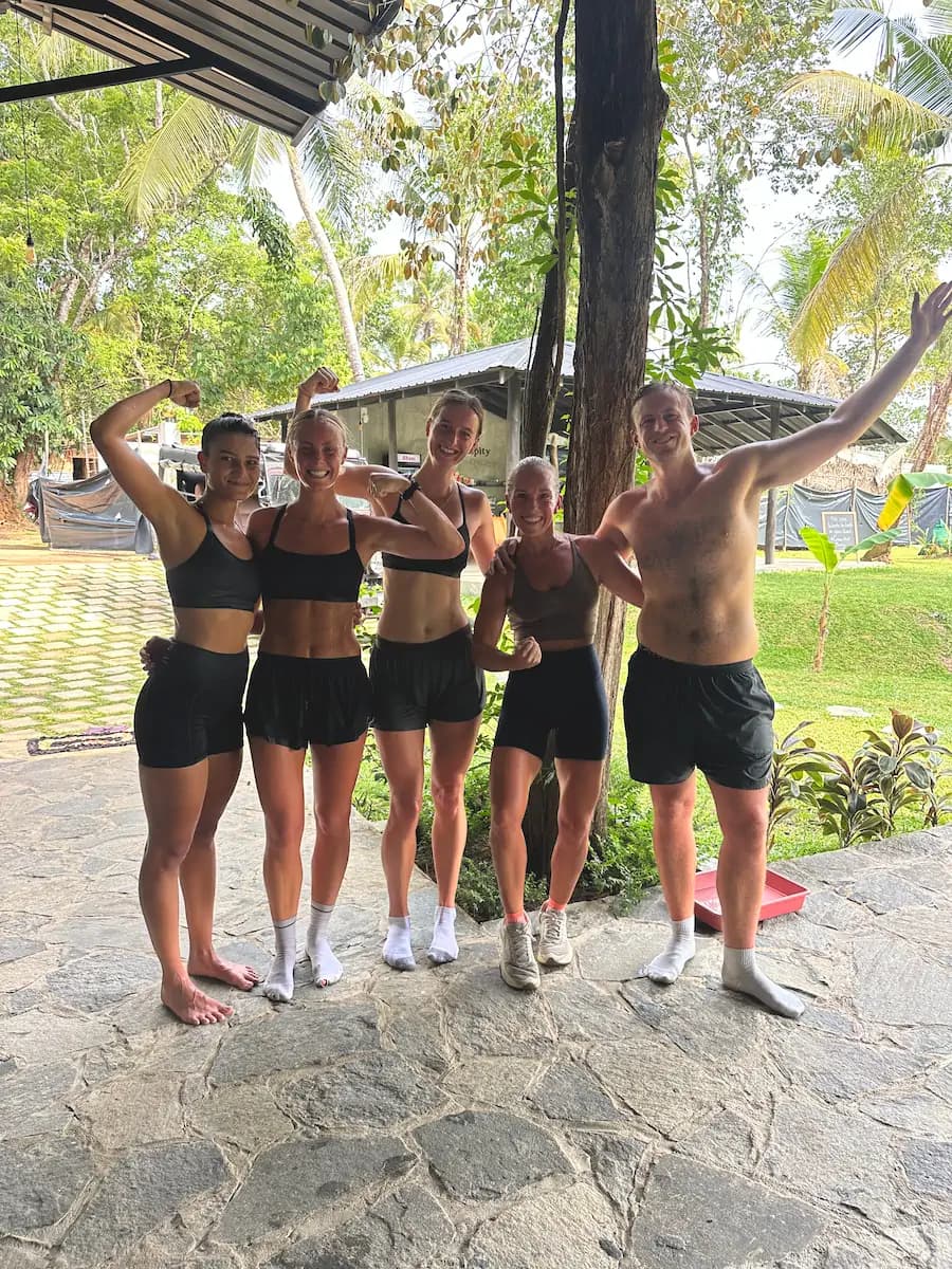 Nick coaching a personal training session